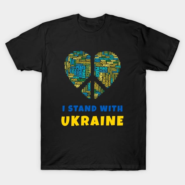 I Stand With Ukraine T-Shirt by InfiniTee Design